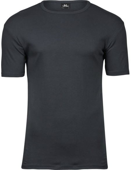 Pánské tričko - Teejays Interlock - Dark grey 3XL