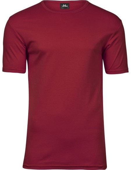 Pánské tričko - Teejays Interlock - Deep red 3XL