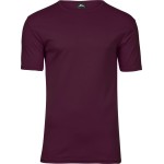 Pánské tričko - Teejays Interlock - Vínová 3XL