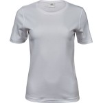 Dámské tričko - Teejays Interlock  - Bílá 3XL