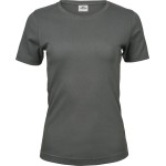 Dámské tričko - Teejays Interlock  - Powder grey M