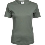 Dámské tričko - Teejays Interlock  - Leaf green XXL