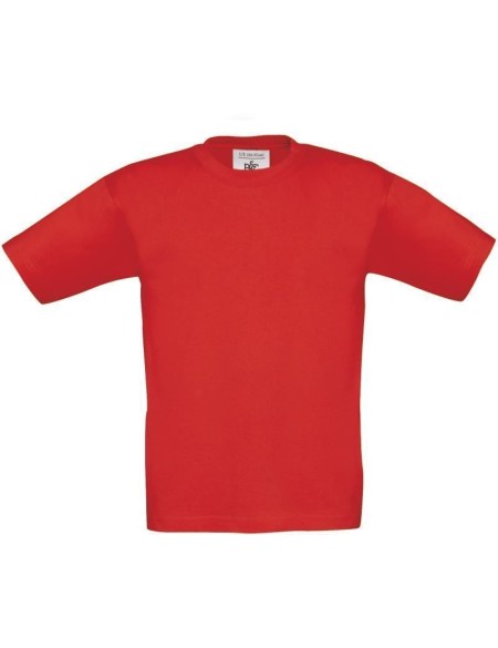 Kinder-T-Shirt – B+C 190 – Rot 9–11 Jahre