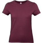 Dámské tričko - B+C E190 - Burgundy XS