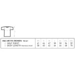 Dámské tričko - B+C E190 - Černá 3XL