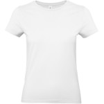 Dámské tričko - B+C E190 - Bílá 3XL