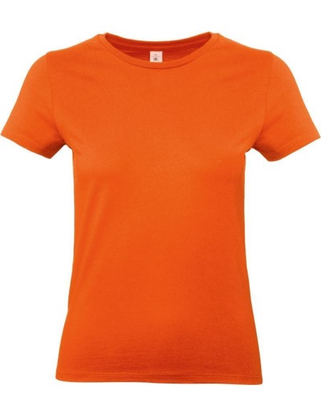 Dámské tričko - B+C E190 - Oranžová S