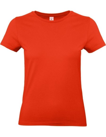 Dámské tričko - B+C E190 - Fire red XL