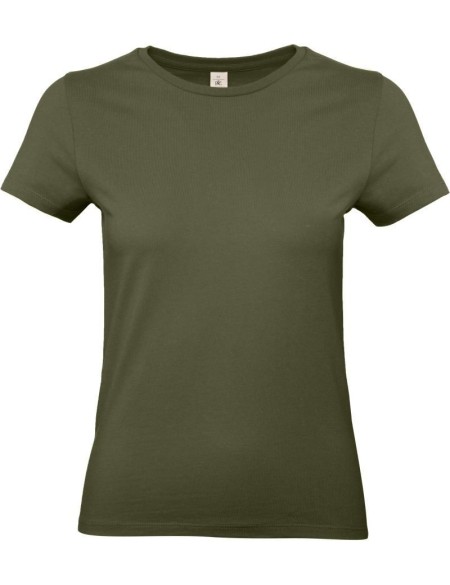 Dámské tričko - B+C E190 - Urban khaki XS