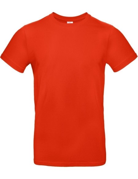 Pánské tričko - B+C E190  - Fire red XL