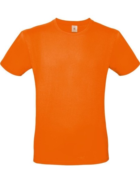 Pánské tričko - B+C E150 - Oranžová M