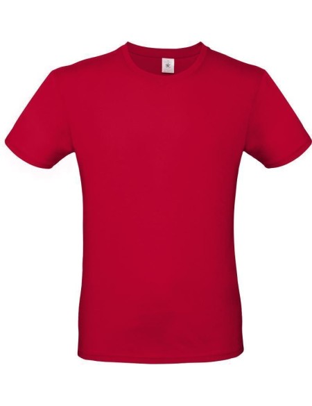 Pánské tričko - B+C E150 - Deep red XL