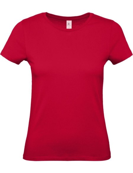 Dámské tričko - B+C 150 - Deep red S
