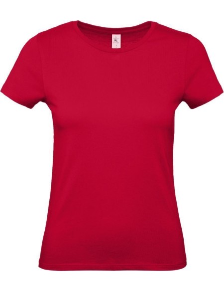 Dámské tričko - B+C 150 - Deep red L