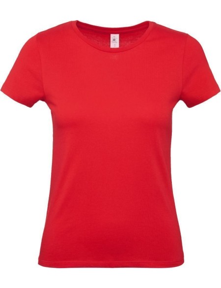 Dámské tričko - B+C 150 - Červená 3XL
