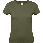 Dámské tričko - B+C 150 - Urban khaki M