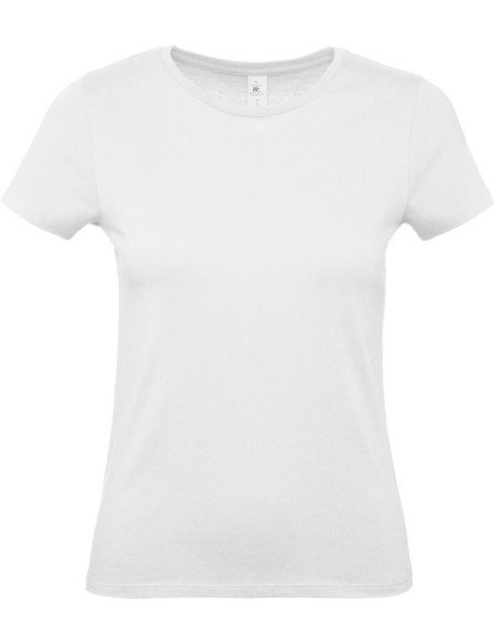 Dámské tričko - B+C 150 - Bílá 3XL