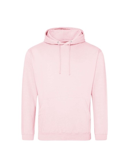 Pánská mikina JustHoods  - Baby pink 4XL