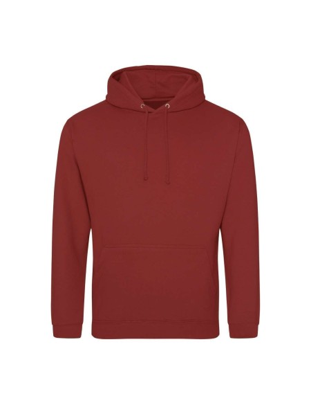 Pánská mikina JustHoods  - Brick red XXL