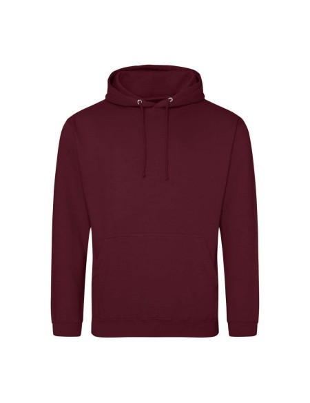 Pánská mikina JustHoods  - Burgundy 4XL
