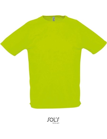 Pánské sportovní tričko SPORTY - Neon green XS