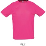 Pánské sportovní tričko SPORTY - Neon pink XXS