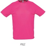Pánské sportovní tričko SPORTY - Neon pink M