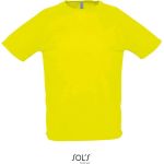 Pánské sportovní tričko SPORTY - Neon yellow L