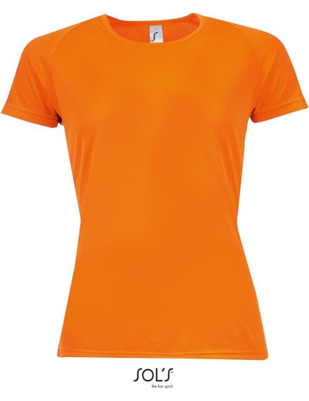 Dámské sportovní tričko SPORTY - neon orange XS
