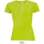 Dámské sportovní tričko SPORTY - neon green XL