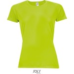 Dámské sportovní tričko SPORTY - neon green XL