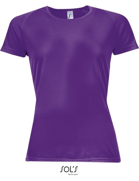 Dámské sportovní tričko SPORTY - Dark purple S