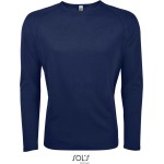 Pánské sportovní tričko SPORTY s dlouhým rukávem - French navy S