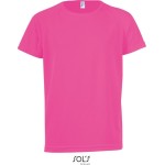Dětské sportovní tričko - SPORTY - Neon pink 8 let