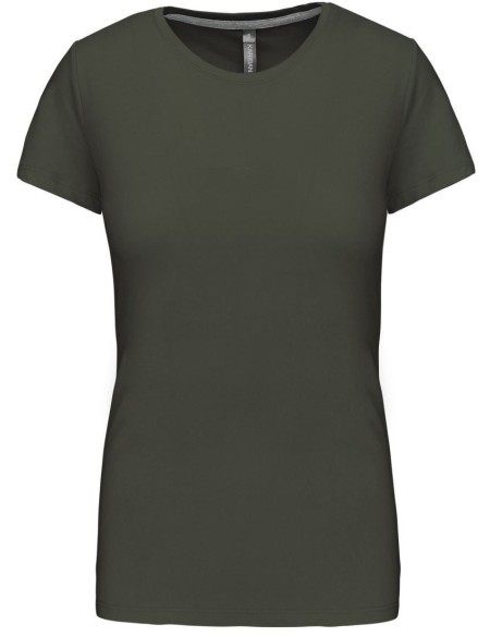 Dámské tričko Kariban K380 - Dark khaki M