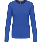 Dámské tričko - Kariban K383 s dlouhým rukávem - Light royal blue L