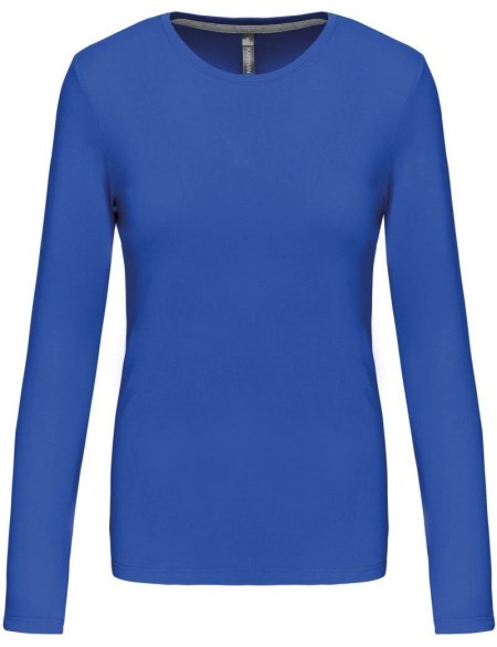 Dámské tričko - Kariban K383 s dlouhým rukávem - Light royal blue L