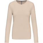 Dámské tričko - Kariban K383 s dlouhým rukávem - Light sand L