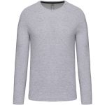 Pánské tričko - Kariban K359 s dlouhým rukávem - Oxford grey XXL