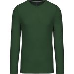 Pánské tričko - Kariban K359 s dlouhým rukávem - Forest green XXL