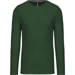 Pánské tričko - Kariban K359 s dlouhým rukávem - Forest green XXL