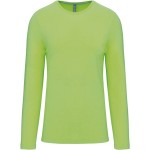 Pánské tričko - Kariban K359 s dlouhým rukávem - Lime 4XL