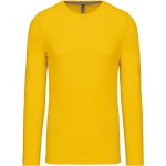 Herren-T-Shirt – Kariban K359 mit langen Ärmeln – Gelb 3XL
