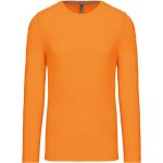 Pánské tričko - Kariban K359 s dlouhým rukávem - Oranžová M
