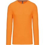 Pánské tričko - Kariban K359 s dlouhým rukávem - Oranžová XL