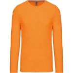 Pánské tričko - Kariban K359 s dlouhým rukávem - Oranžová XXL