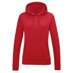 Dámská mikina JustHoods - Fire red XS