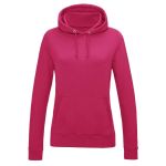 Dámská mikina JustHoods - Hot pink XXL