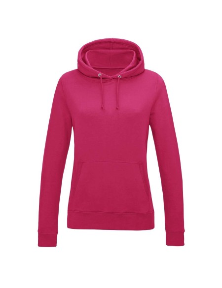 Dámská mikina JustHoods - Hot pink XS