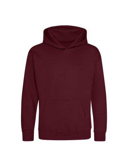 Dětská mikina JustHoods - Burgundy 1/2 roky